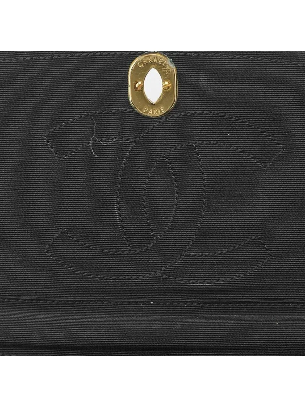 Chanel Quilted Paris Limited Chain Shoulder Satin Black with Gold and Silver - Picture 7 of 10